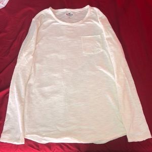White long sleeve shirt Hollister. Good condition